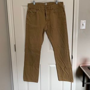 J. Crew vintage slim straight jean (tan) 34x34